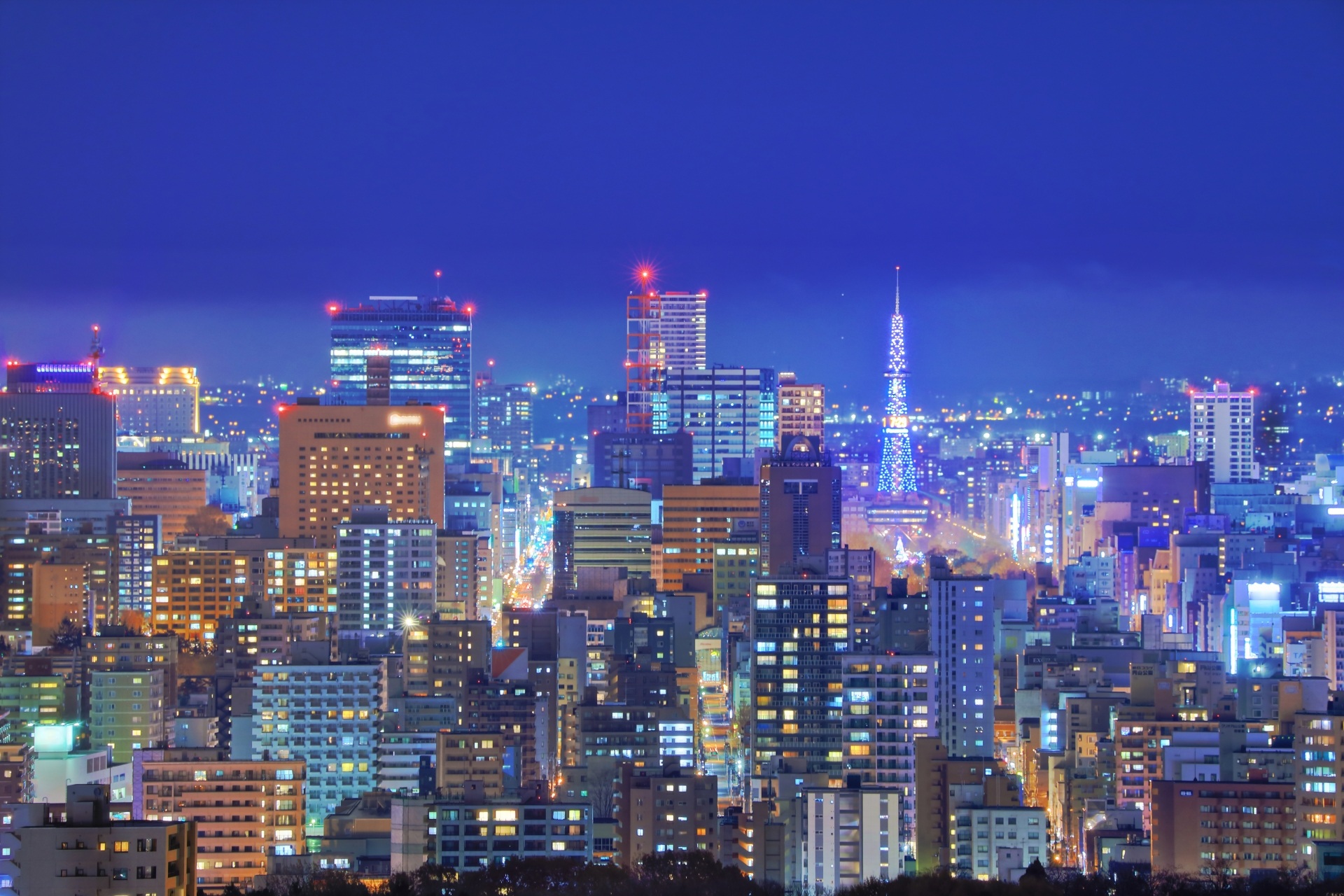 北海道・札幌の夜景